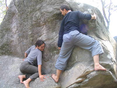 fontainebleau forest rock climbing france vahida ramujkic hellekin o wolf
