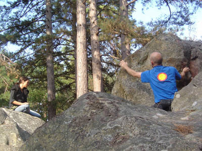 fontainebleau rock climbing france heath bunting vahida ramujkic