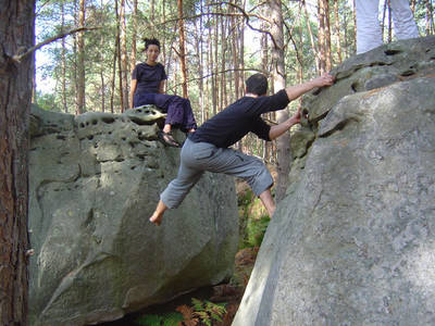 fontainebleau rock climbing france kayle brandon hellekin o wolf