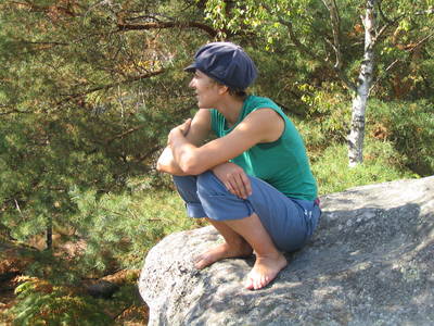fontainebleau rock climbing france laia sadnrni