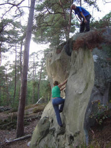 fontainebleau rock climbing france laia sadnrni heath bunting