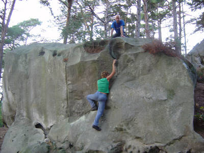 fontainebleau rock climbing france laia sadnrni heath bunting