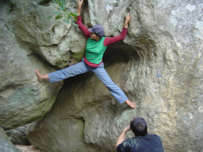 fontainebleau rock climbing france laia sadnrni hellekin o wolf