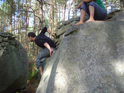 fontainebleau rock climbing france laia sadnrni hellekin o wolf