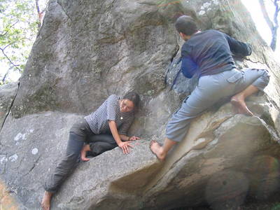fontainebleau rock climbing france vahida ramujkic hellekin o wolf