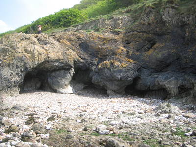 sand bay rock climbing somerset caves