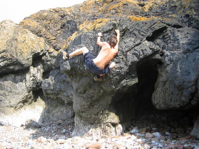 sand bay rock climbing somerset caves james kennard