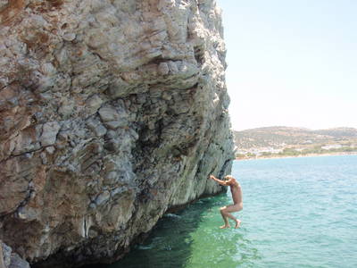 falling cycladic islands tourist
