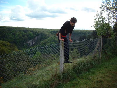 avon gorge the gulley kayle brandon wire fence climbing