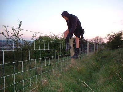 bristol purdown kate rich fence climbing