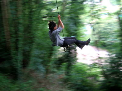 tree rope swing narroways millennium green slope kayle brandon