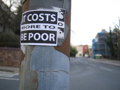 sticker graffiti pack it costs more to be poor st michaels hill bristol