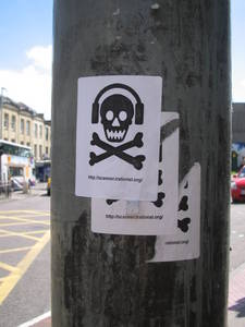 sticker graffiti pack pirate radio scanner