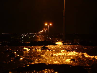 bristol m motorway wet night