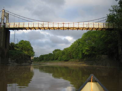 bristol new cut bedminster bridge sunset canoe