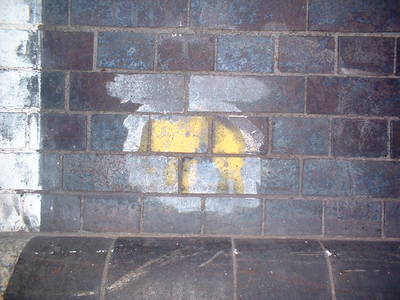 white elephant stencil graffiti bristol