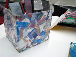 plastic bag wallet collection