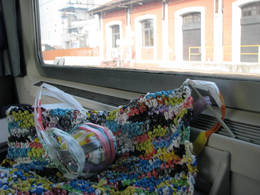 crochet platic bag reggio milan
