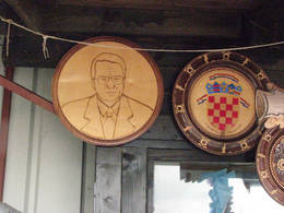croat border nationalistic suvenirs franjo tudjman
