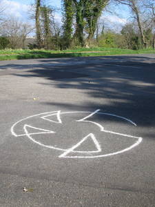 chalk graffiti bristol