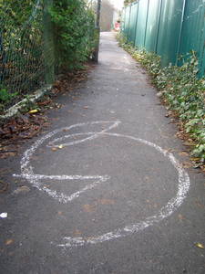 chalk tag bristol artist