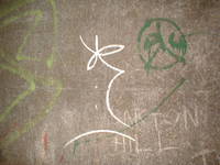 chalk tag graffiti return to roots tag