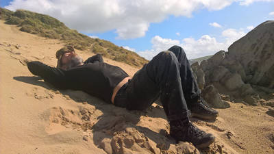  heath bunting woolacombe beach