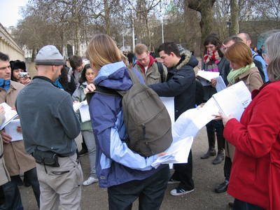 identity orienteering competition piccadilly circus heath bunting