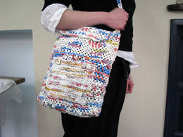 crochet plastic bag