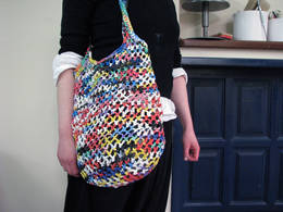 crochet plastic bag