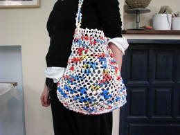 crochet plastic bag