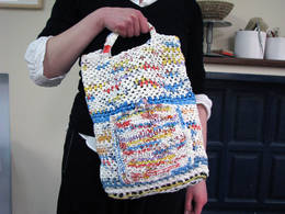 crochet plastic bag