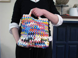 crochet plastic bag