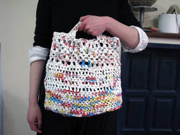 crochet plastic bag