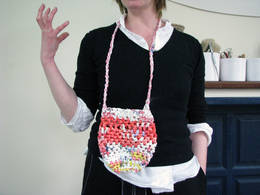 crochet plastic bag