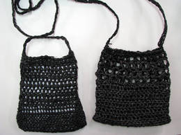 crochet plastic bag