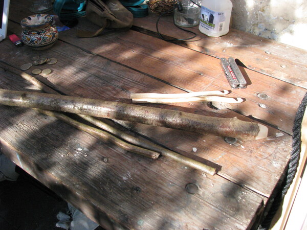 Hand-made crochet hooks