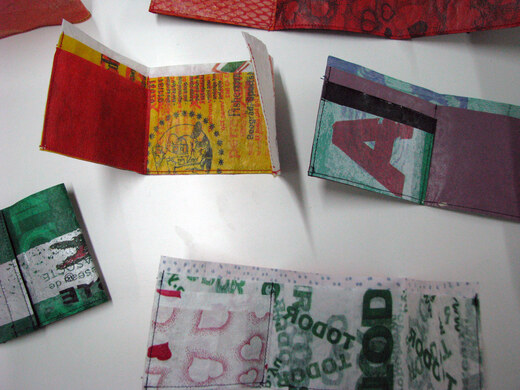 Plastic bag wallet collection