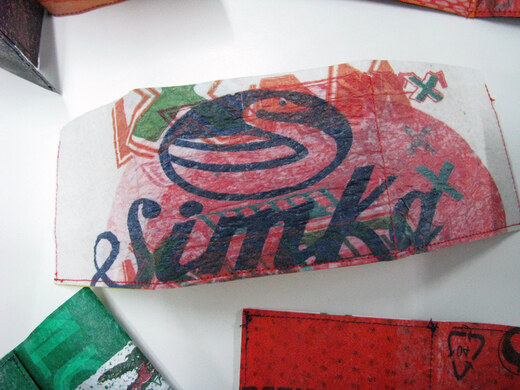 Plastic bag wallet collection
