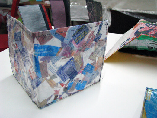Plastic bag wallet collection