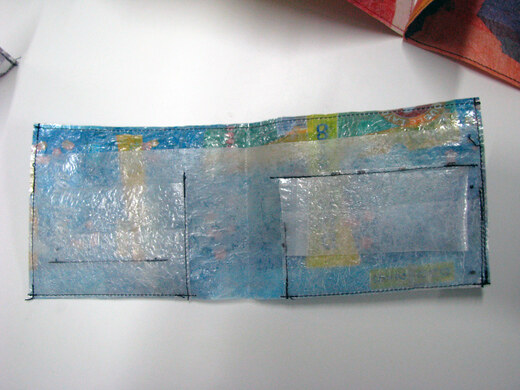 Plastic bag wallet collection