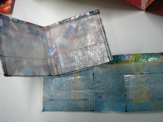 Plastic bag wallet collection