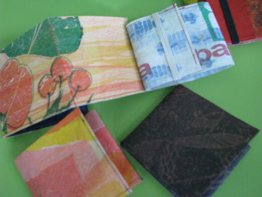 Plastic bag wallet collection