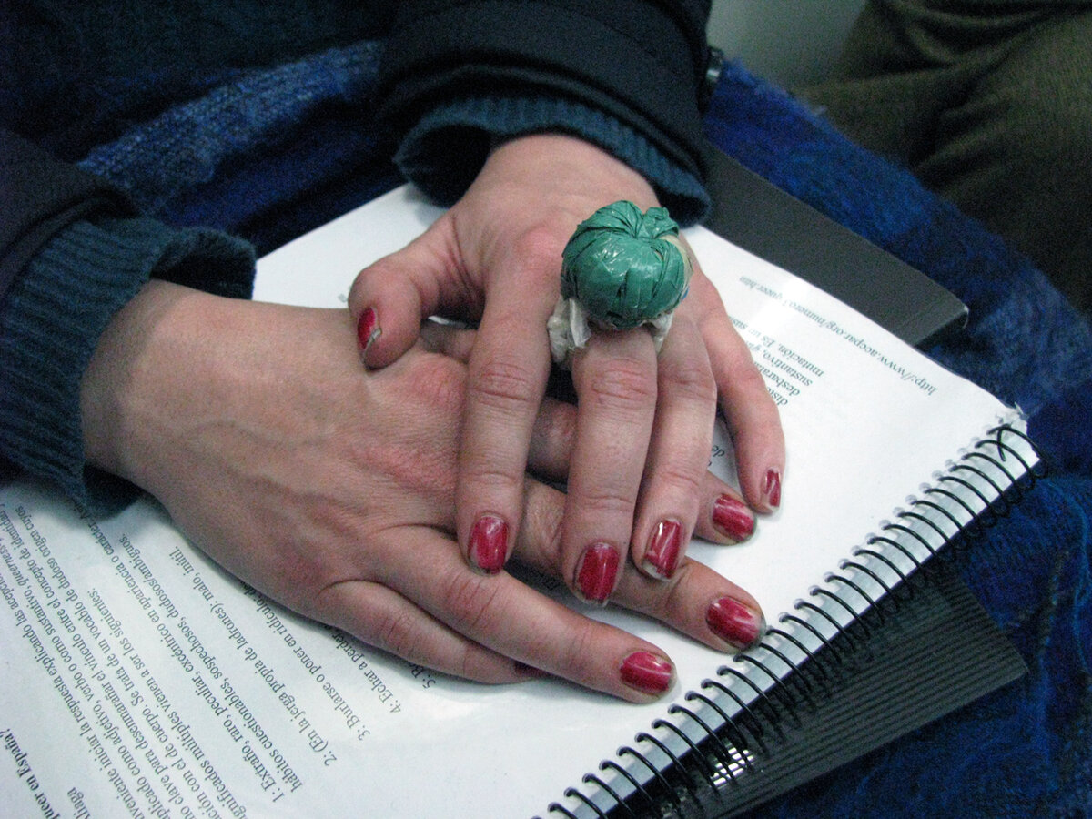 Plastic bag ring