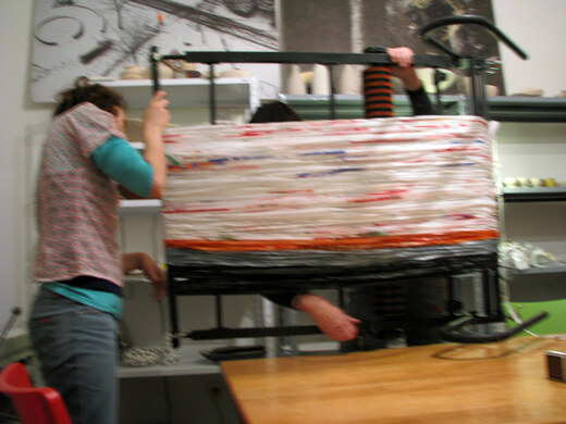 Woven plastic bag