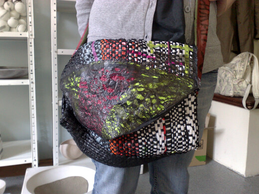 Woven plastic bag
